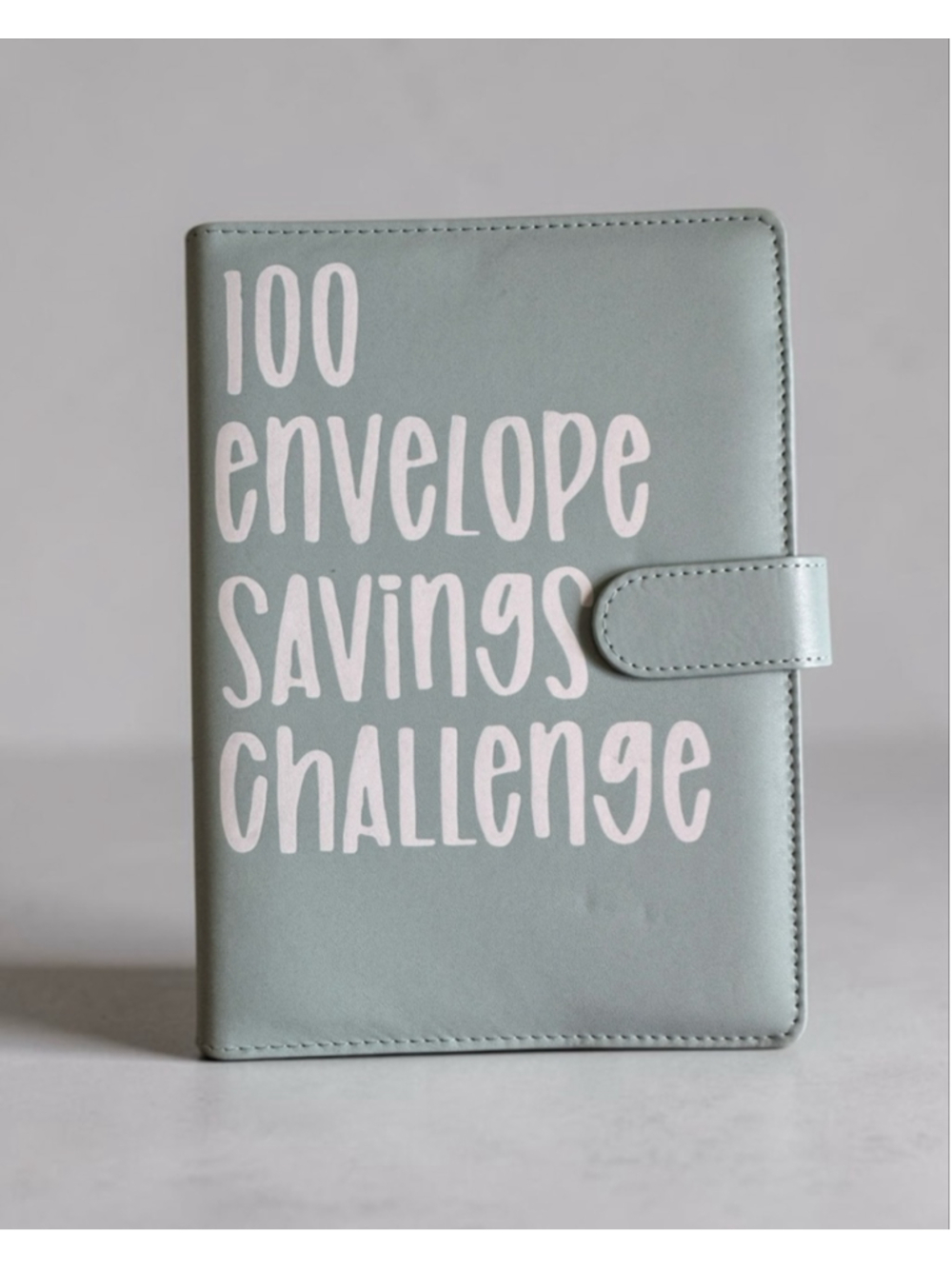 Light Green 100 Envelope Savings Challenge Planner Binder - Brand New